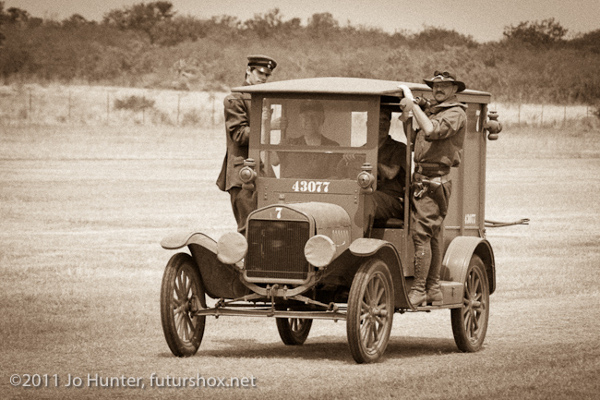 Model T with re-enactors