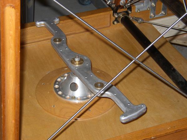 SE5a rudder bar