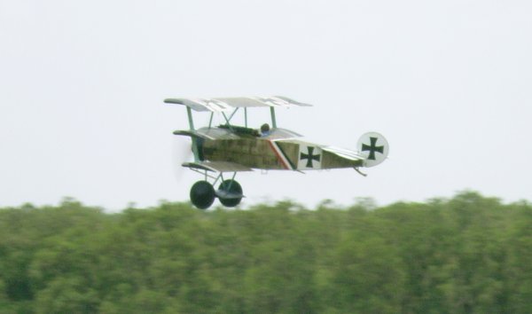 Fokker Triplane Flying