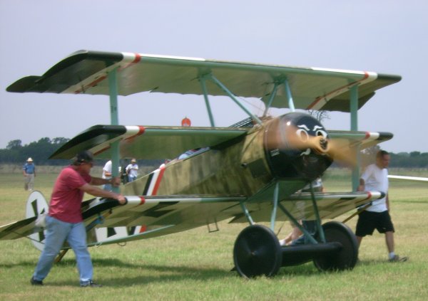 Fokker Triplane Taxiing