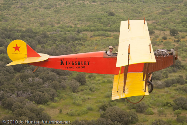 Curtiss Canuck in the air