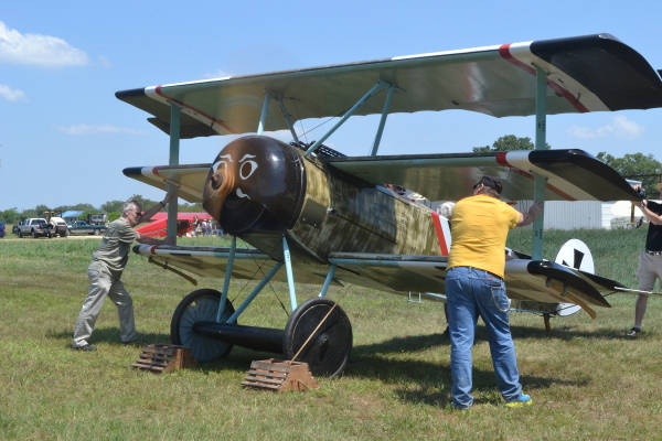 Running the Fokker Dr.I Triplane