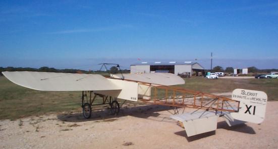 Left Rear view of Bleriot