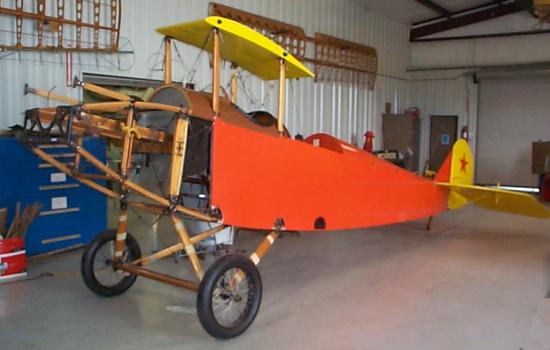 Fuselage covered and painted