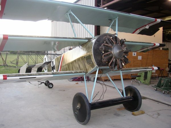 Outside the hangar