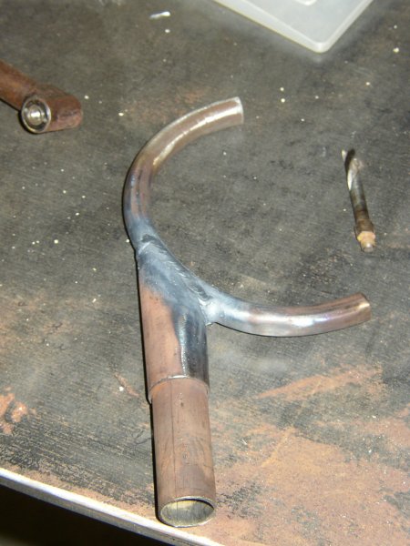 Tubing for the control column grip