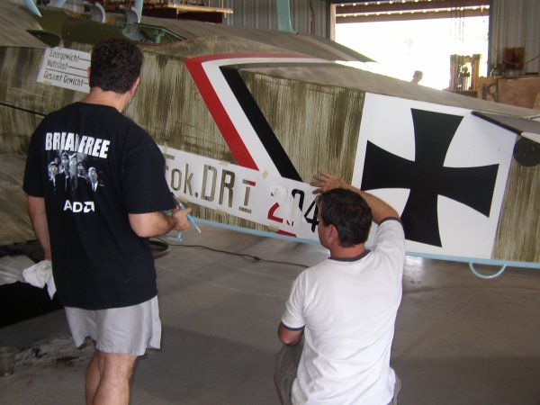 Stenciling markings