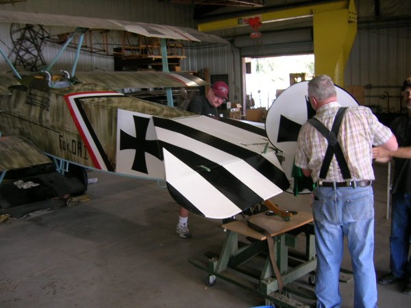 Cleaning the airplane