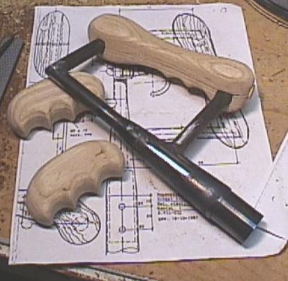 Fokker control stick handle & grips
