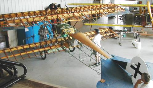 Fokker D.VII from above