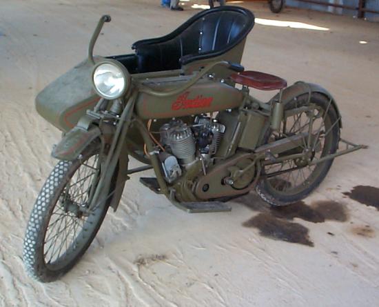 Indian motorcycle - left front
