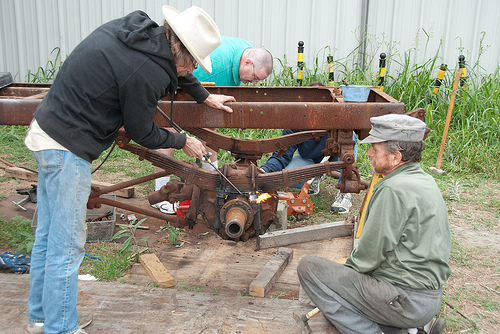 Working on FWD axle