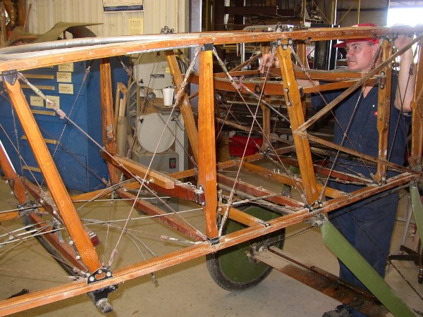 Thomas-Morse fuselage, stripped