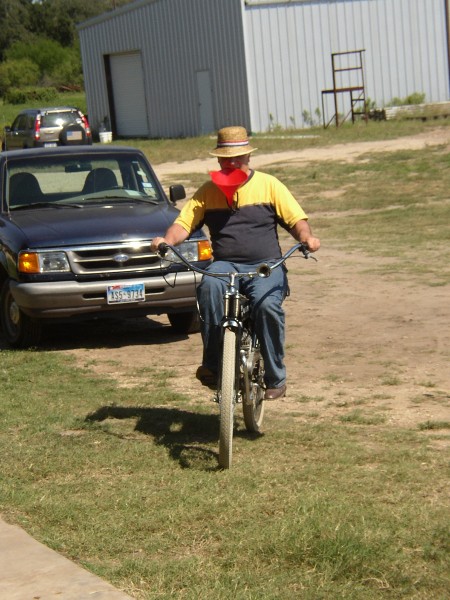 Al Sumrall fetching a funnel