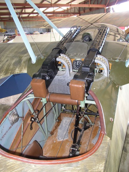 Guns re-installed on Fokker Dr.I