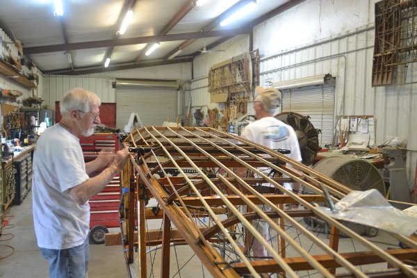 Repairing the Thomas-Morse Scout belly formers