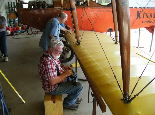 Re-rigging the Curtiss Canuck
