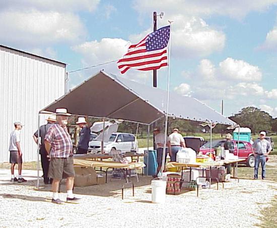 The food tent