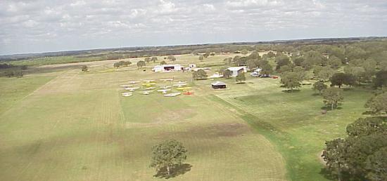 Aerial view of fly-in