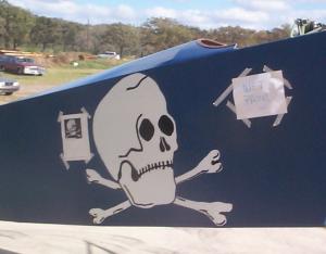 The finished skull