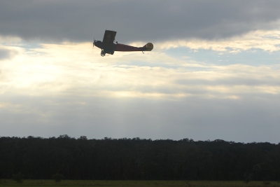 Canuck in flight