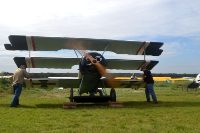 Running the Fokker Dr.I Triplane